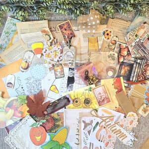 Hand Crafted Autumn Creativity Set - Orange, Yellow, Brown